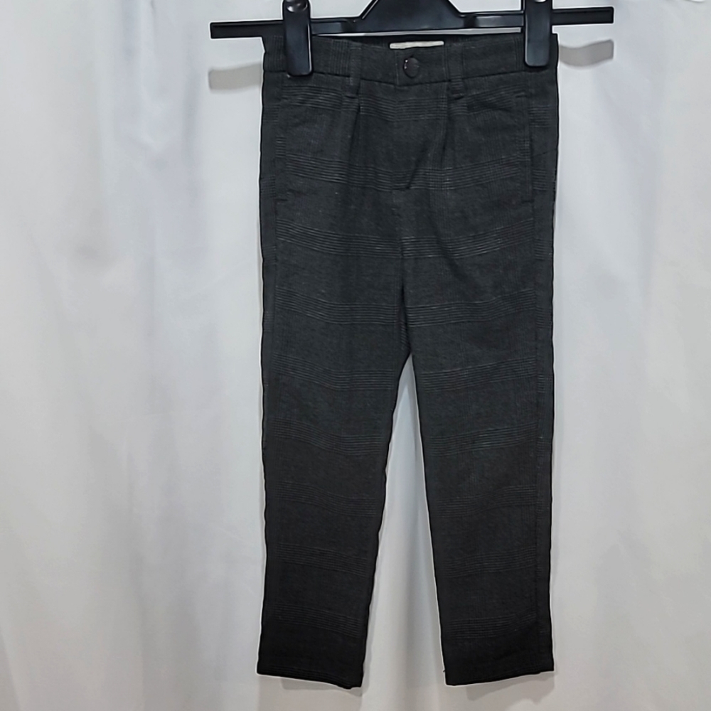 3/$30 ZARA Plaid Trousers Slim Fit Formal Zipper Fly